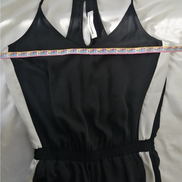 Amanda Uprichard Track Jumpsuit with Contrast Piping and Side Slits Small - Picture 6 of 8